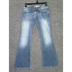 BKE Buckle Denim Culture Women's Jeans Denim 28 X 31 1/2 Thick Stitch Boot